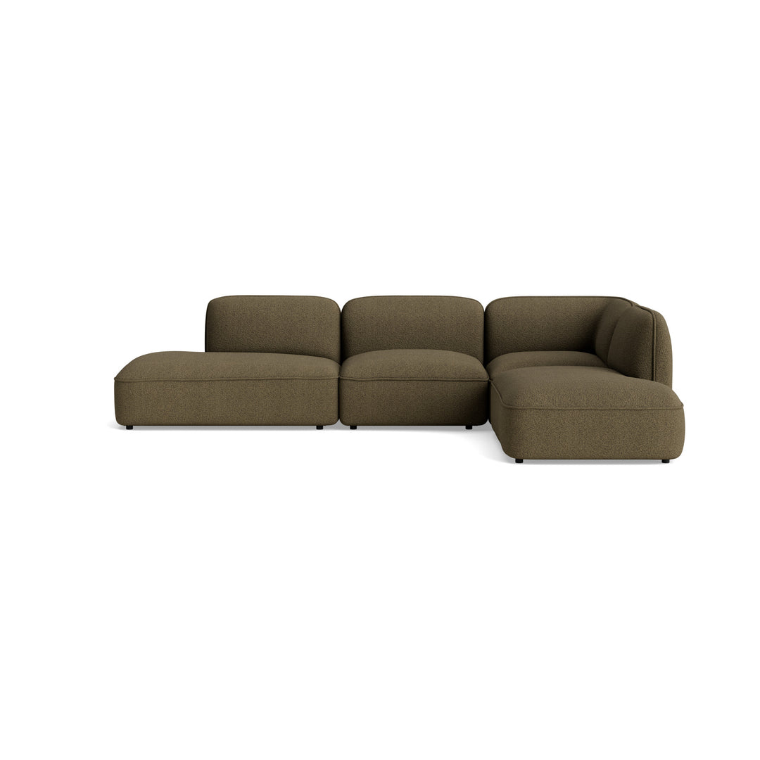 Ease 4 modulers modul sofa med open end i Boucle 500 stof 